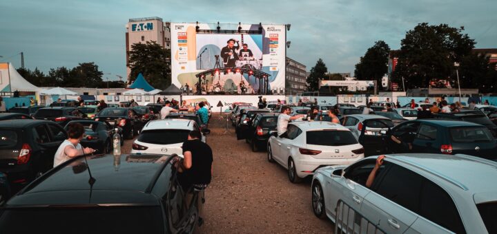 cars parked on parking lot during daytime