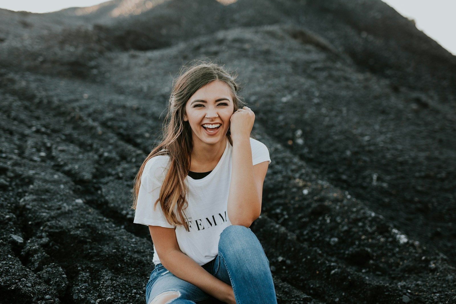 women's white T-shirt